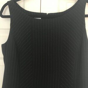 Armani Collezioni Pin Stripe Sheath Dress, Black, Sz. 8